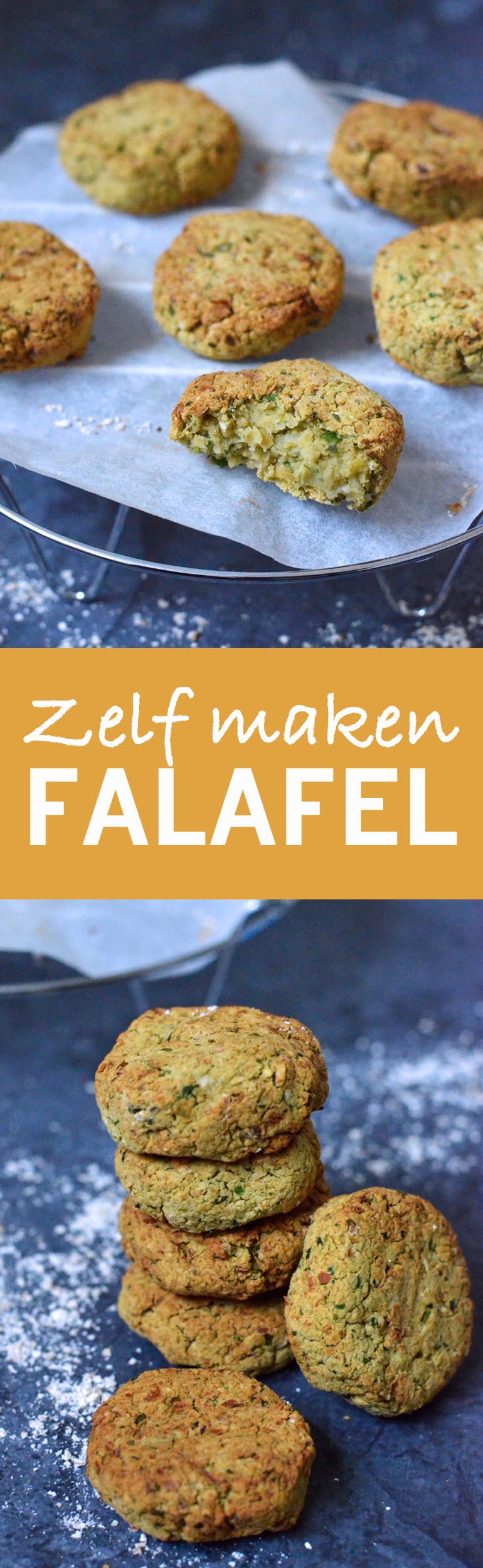Zelf falafel maken is zo makkelijk en zo lekker! Probeer het ook!