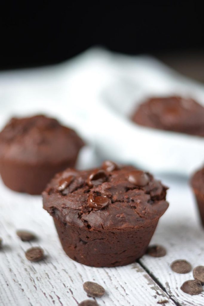 Chocolade Brownie Muffin Recept (Vegan & Glutenvrij) HealthiNut