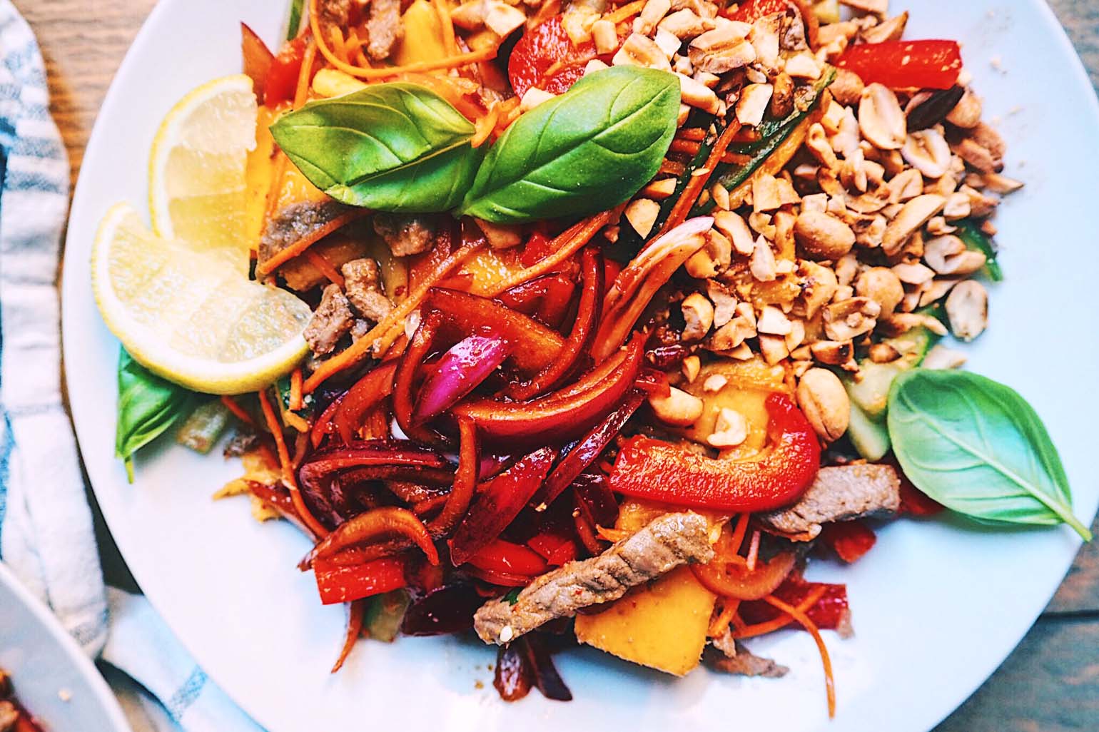 Thai Beef Salad Recept met Mango