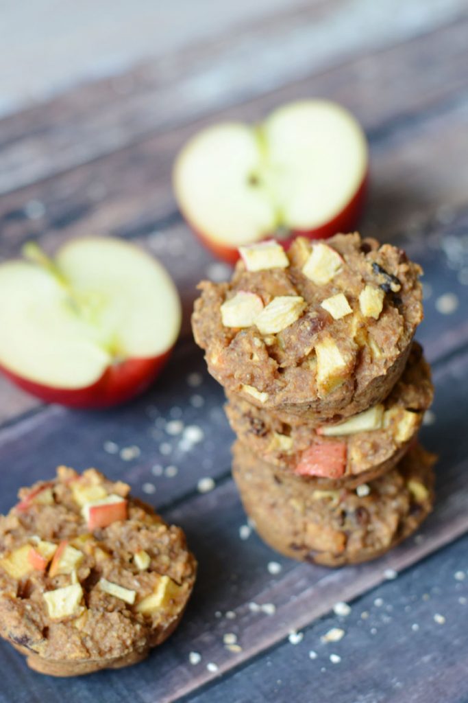 Vegan Appel Kaneel Muffins (Zonder Banaan) - HealthiNut