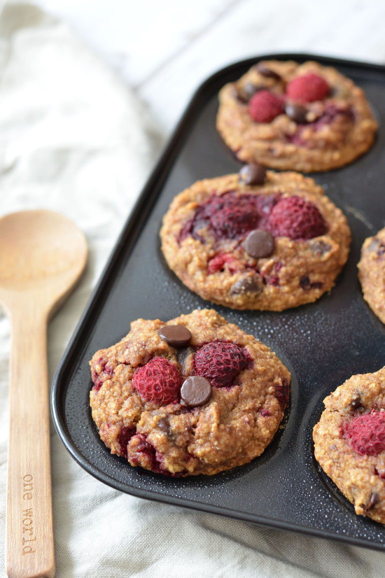 Recept gezonde frambozen muffins